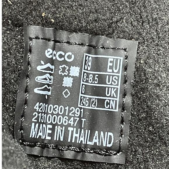 Ecco Solice High Boot Nubuck Leather Cashmere Color Women's Size 8.5 NWOB - Picture 9 of 9